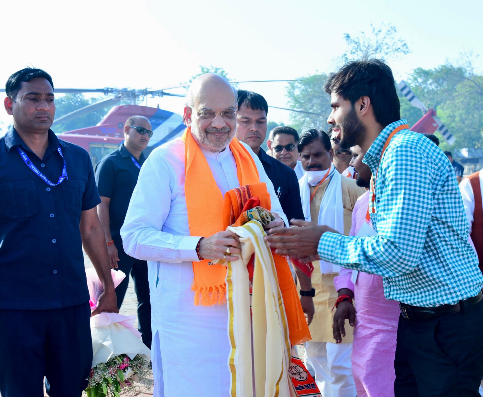 Piyush Singh Chauhan with Hon'ble Home Minister Shri Amit Shah Ji
